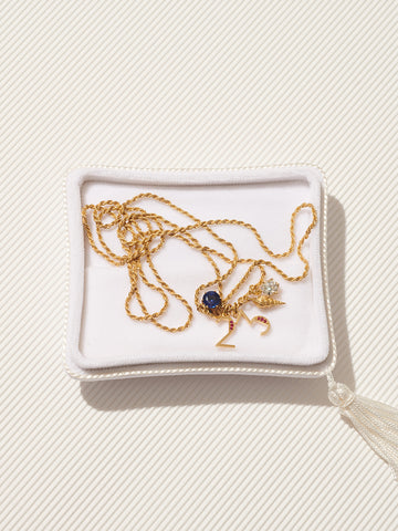 Rope charm necklace