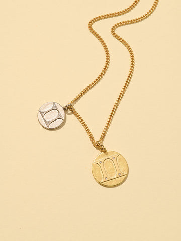 Zodiac ‘The twins’ Gemini necklace