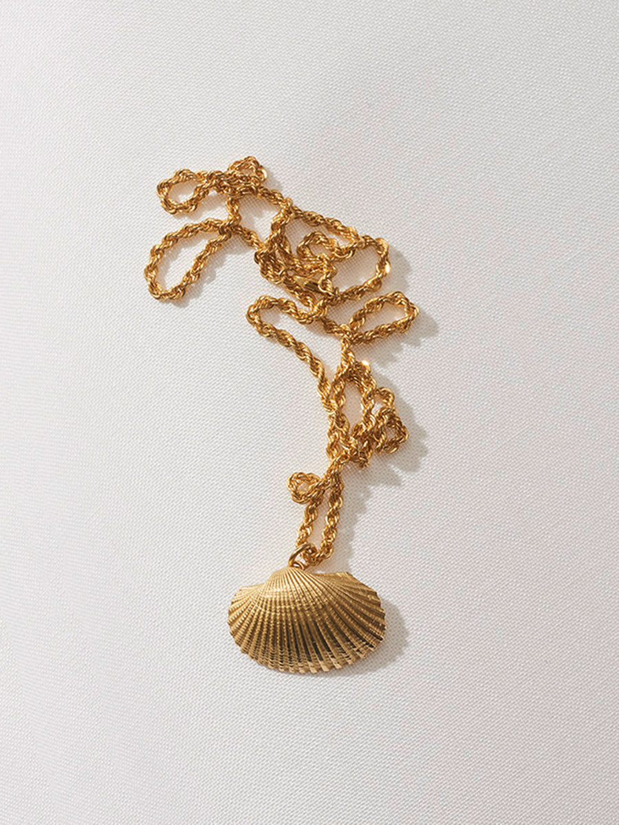 Shell on a rope